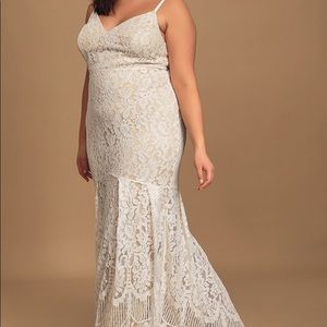 Brand new lulus wedding dress